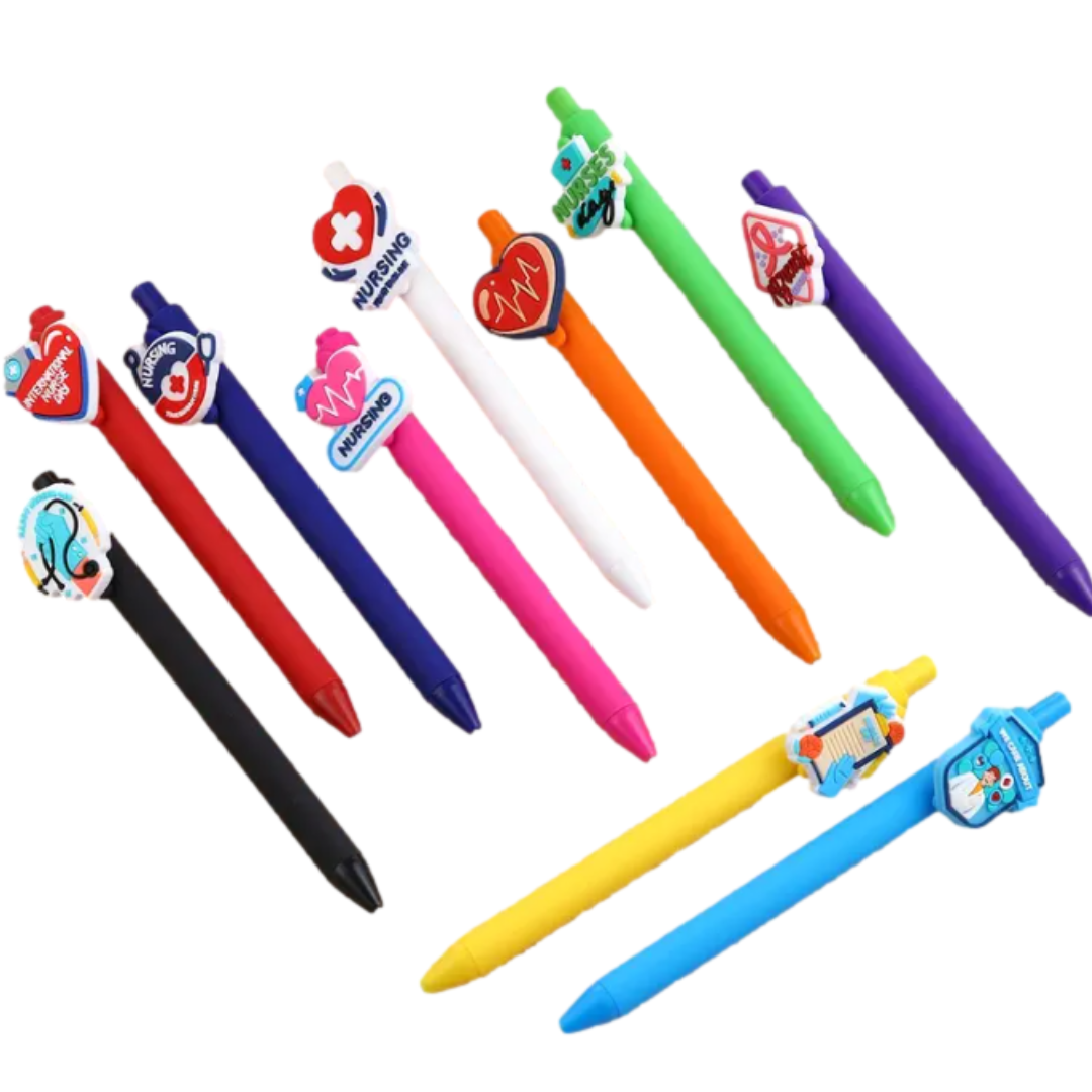 Nursing Pens – Fun, Functional and Perfect for Busy Nurses (Set of 5 Pens)