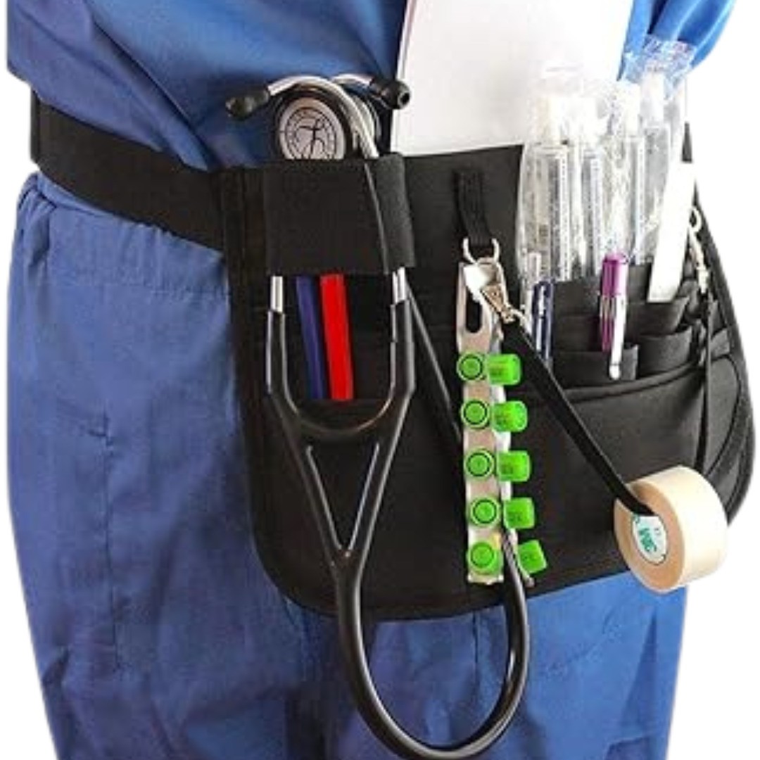 Professional Nurses' / Doctors' Waist Pouch with stethoscope strap - let us add your logo