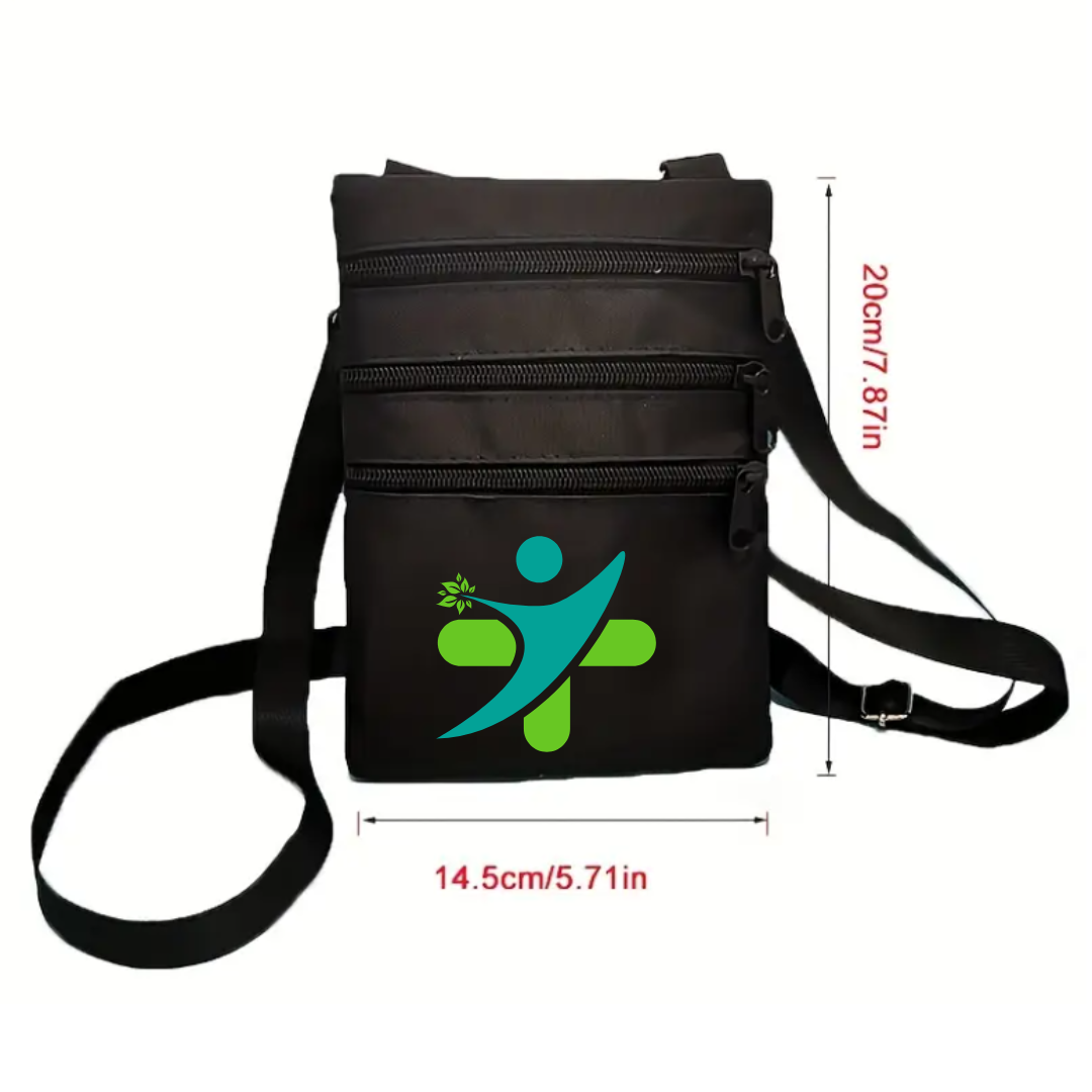 3-Zip Sling Nurses Pouch - Two colours available, let us add your logo