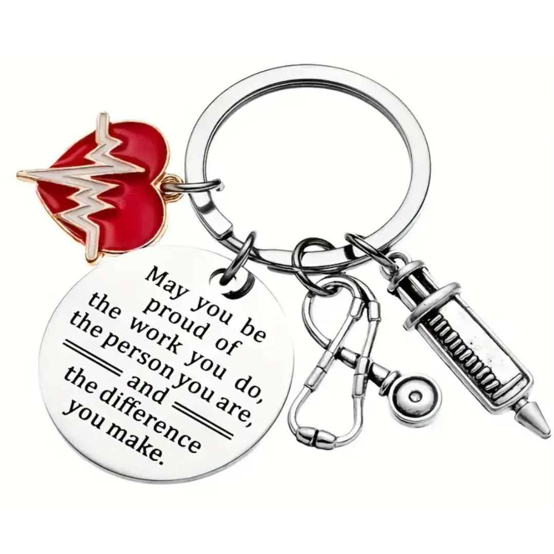 Nurse Appreciation Keyring – Heartfelt Gift for Healthcare Heroes