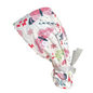 Butterfly Long Hair Scrub Cap with terrycloth strip- Perfect for Specialists, Doctors, Dentists, Nurses and many more