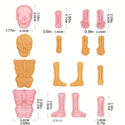 Skeleton Cookie Cutters – For Nurses Who Know Their Anatomy (and Love a Good Biscuit)