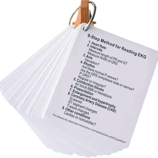 42 ECG Rhythm &amp; Arrhythmia Flashcards – Nursing & Medical Student ECG Reference Tool