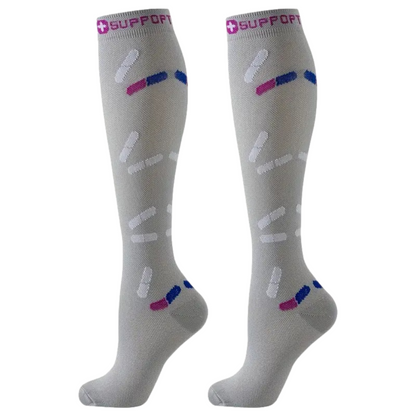 Medical-Themed Knee-high Compression Socks – Stylish Support for Nurses, Doctors and Healthcare Workers