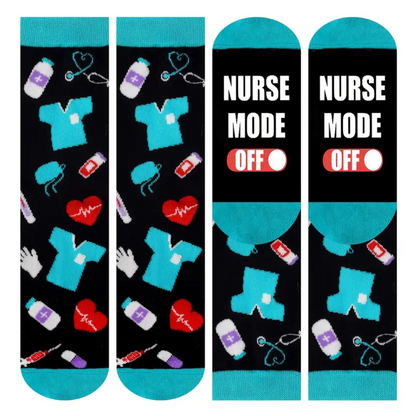 Nurse Socks with Slogans (5 designs to choose from)