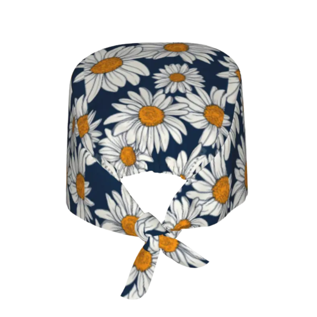 Daisy Scrub Cap- Perfect for Specialists, Doctors, Dentists, Nurses and many more