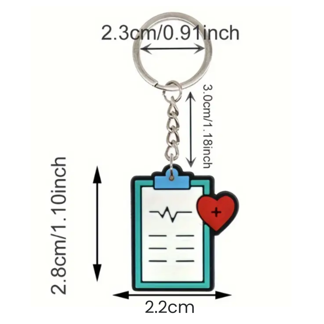 Nurse-Themed PVC Keychains – Cute, Durable &amp; Perfect for Medical Heroes