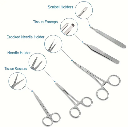 Professional Suturing Practice Kit (with optional dental and scar additions)