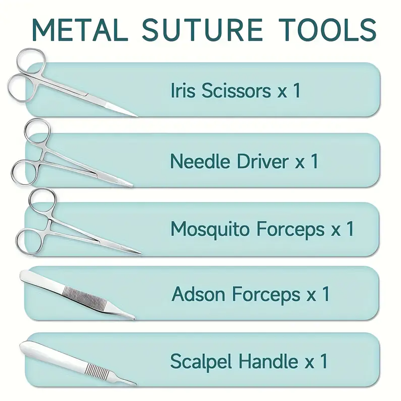 Professional Suturing Practice Kit (with optional dental and scar additions)